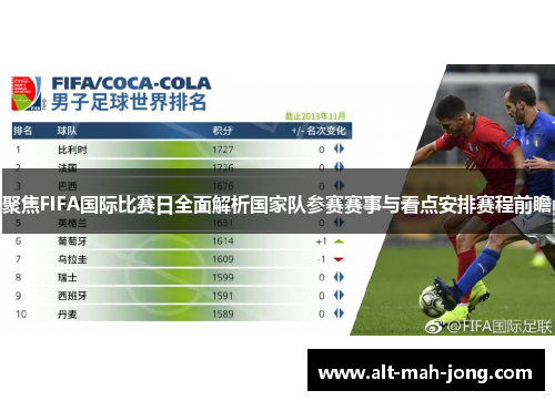 聚焦FIFA国际比赛日全面解析国家队参赛赛事与看点安排赛程前瞻