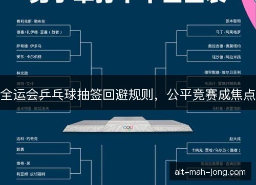 全运会乒乓球抽签回避规则,公平竞赛成焦点 全运会乒乓球抽签回避规则,公平竞赛成焦点